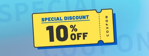 10%オフクーポンの画像